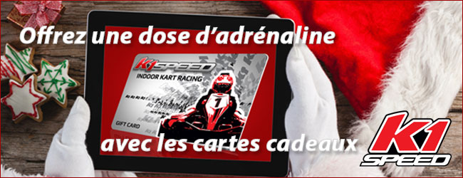 Cartes cadeaux K1Speed