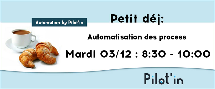 Petit déj Automatisation Digitale des
process en entreprise